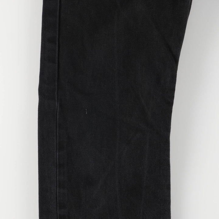 00'S Levi's 00535-0485 Black Denim Tapered Denim Pants Men's W30 equivalent cotton black type Vintage Second Hand