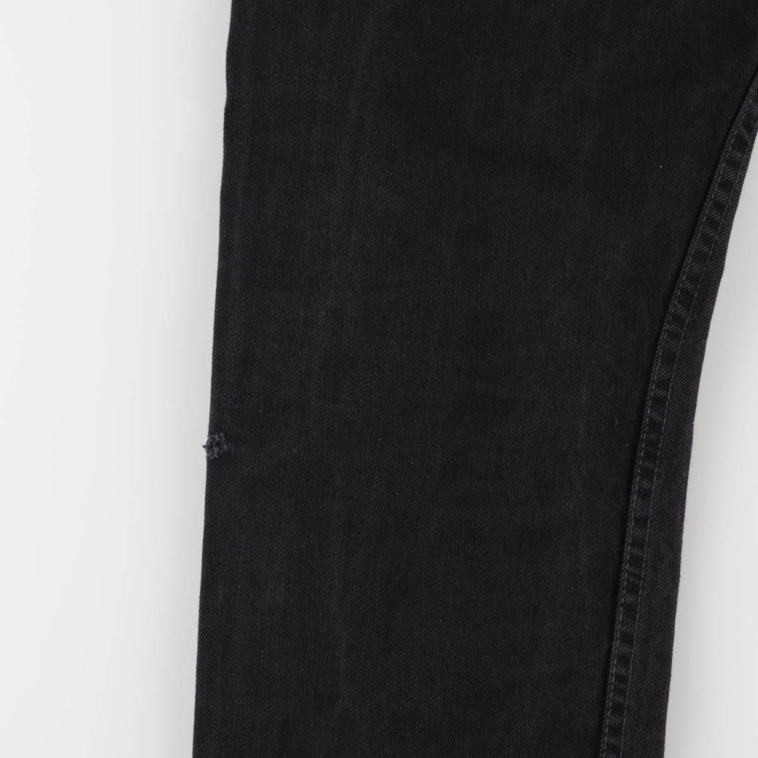 00'S Levi's 00535-0485 Black Denim Tapered Denim Pants Men's W30 equivalent cotton black type Vintage Second Hand