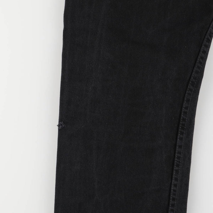 00'S Levi's 00535-0485 Black Denim Tapered Denim Pants Men's W30 equivalent cotton black type Vintage Second Hand