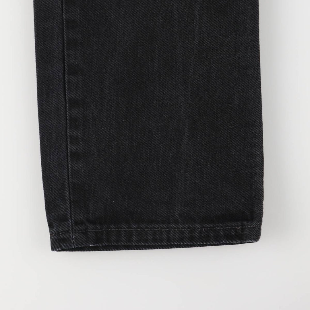 00'S Levi's 00535-0485 Black Denim Tapered Denim Pants Men's W30 equivalent cotton black type Vintage Second Hand