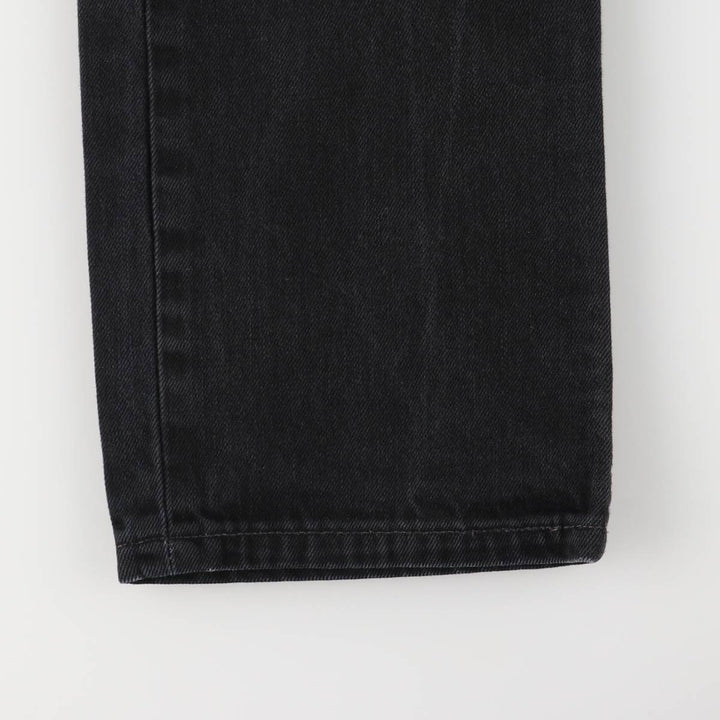 00'S Levi's 00535-0485 Black Denim Tapered Denim Pants Men's W30 equivalent cotton black type Vintage Second Hand