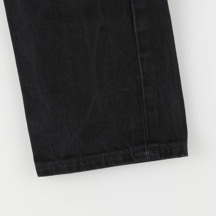 00'S Levi's 00535-0485 Black Denim Tapered Denim Pants Men's W30 equivalent cotton black type Vintage Second Hand