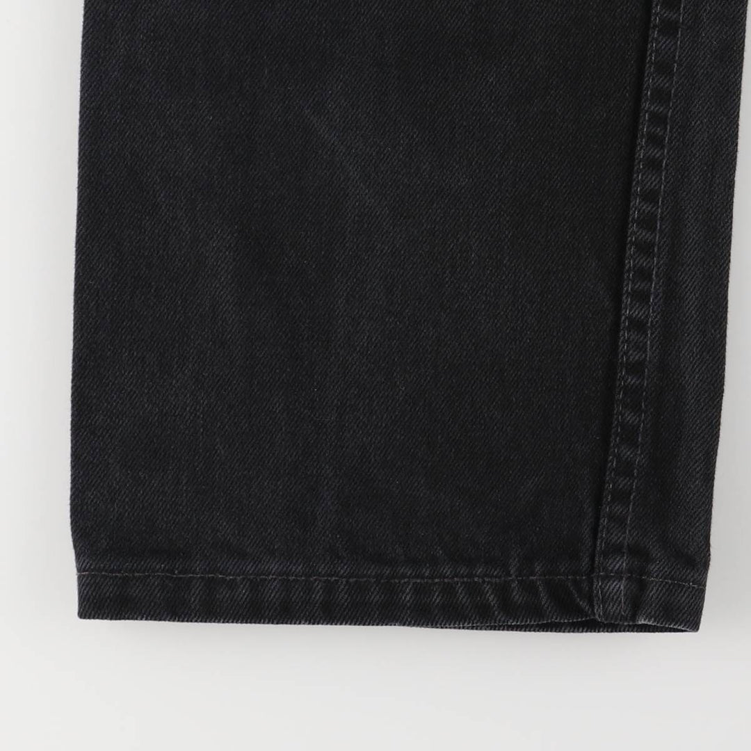 00'S Levi's 00535-0485 Black Denim Tapered Denim Pants Men's W30 equivalent cotton black type Vintage Second Hand