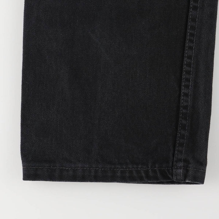 00'S Levi's 00535-0485 Black Denim Tapered Denim Pants Men's W30 equivalent cotton black type Vintage Second Hand