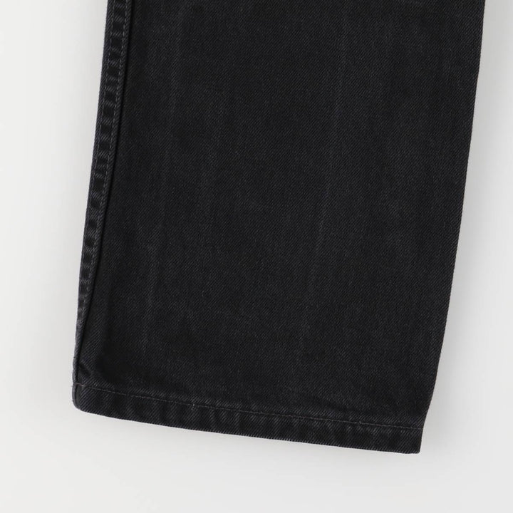 00'S Levi's 00535-0485 Black Denim Tapered Denim Pants Men's W30 equivalent cotton black type Vintage Second Hand