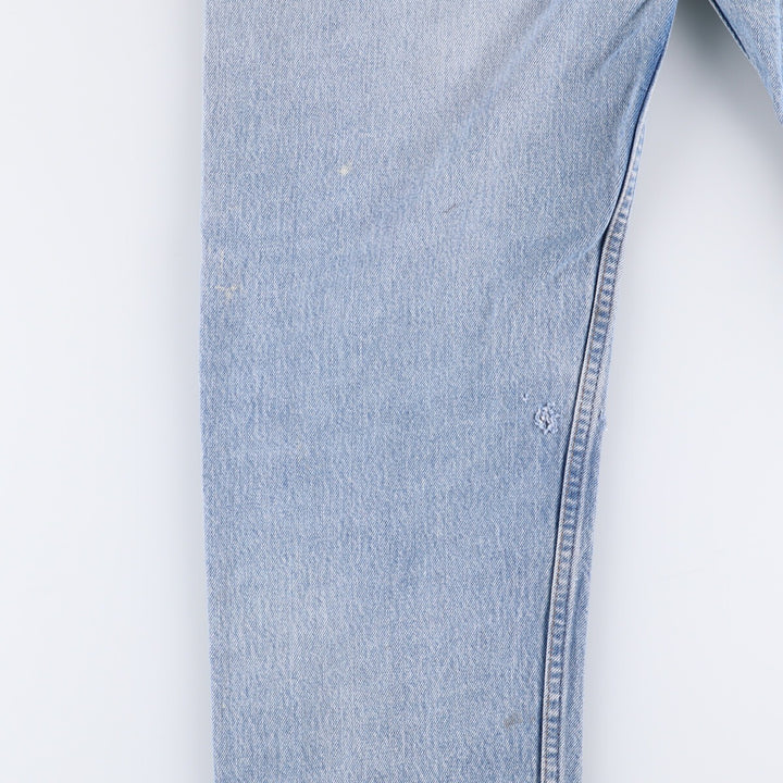 80'S Levi's 20505-0217 Painted Orange Tab Tapered Denim Pants Made in USA Men's W35 Vintage unclear blue type Vintage Second Hand