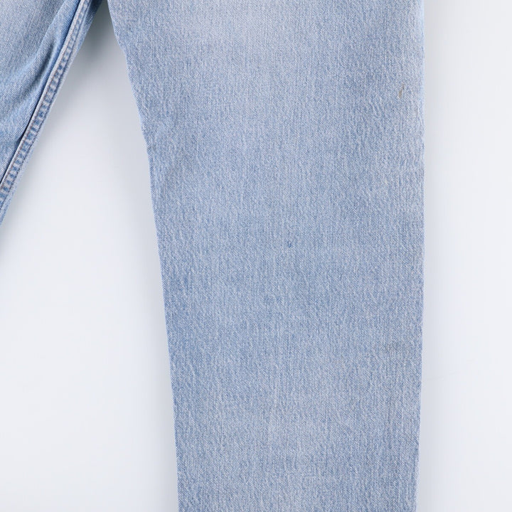 80'S Levi's 20505-0217 Painted Orange Tab Tapered Denim Pants Made in USA Men's W35 Vintage unclear blue type Vintage Second Hand