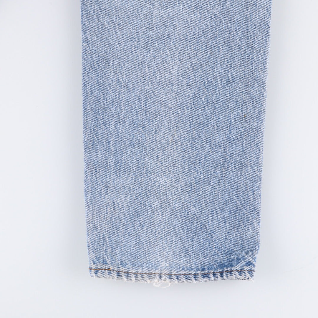 80'S Levi's 20505-0217 Painted Orange Tab Tapered Denim Pants Made in USA Men's W35 Vintage unclear blue type Vintage Second Hand