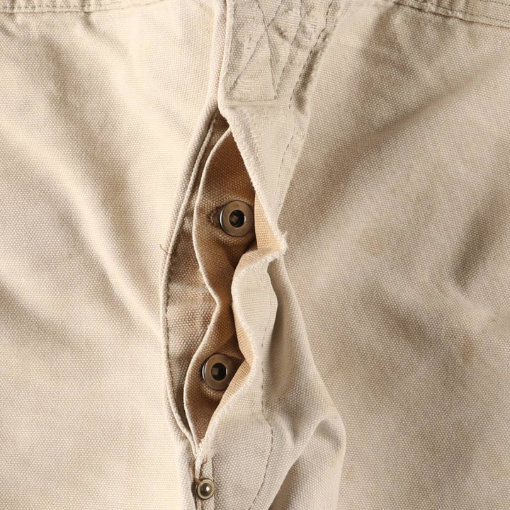Carhartt Double Knee Duck Overalls, Made in USA, Men's, W37 equivalent cotton Beige type Vintage Second Hand
