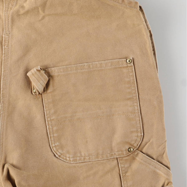 Carhartt Double Knee Duck Overalls for Men (W37 equivalent) unclear ocher yellow type Vintage Second Hand