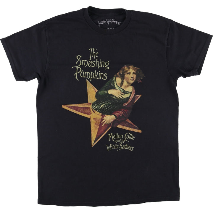 THE SMASHING PUMPKINS Smashing Pumpkins Band T-shirt Band T Men's M equivalent cotton black type Vintage Second Hand