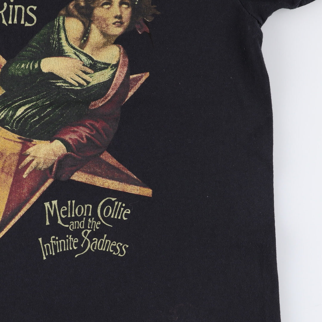 THE SMASHING PUMPKINS Smashing Pumpkins Band T-shirt Band T Men's M equivalent cotton black type Vintage Second Hand