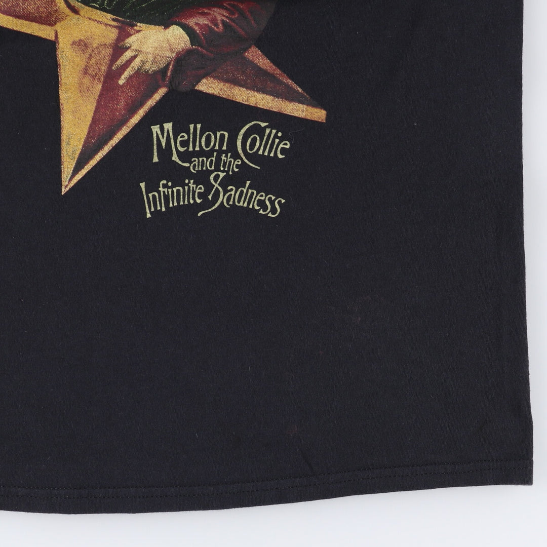 THE SMASHING PUMPKINS Smashing Pumpkins Band T-shirt Band T Men's M equivalent cotton black type Vintage Second Hand