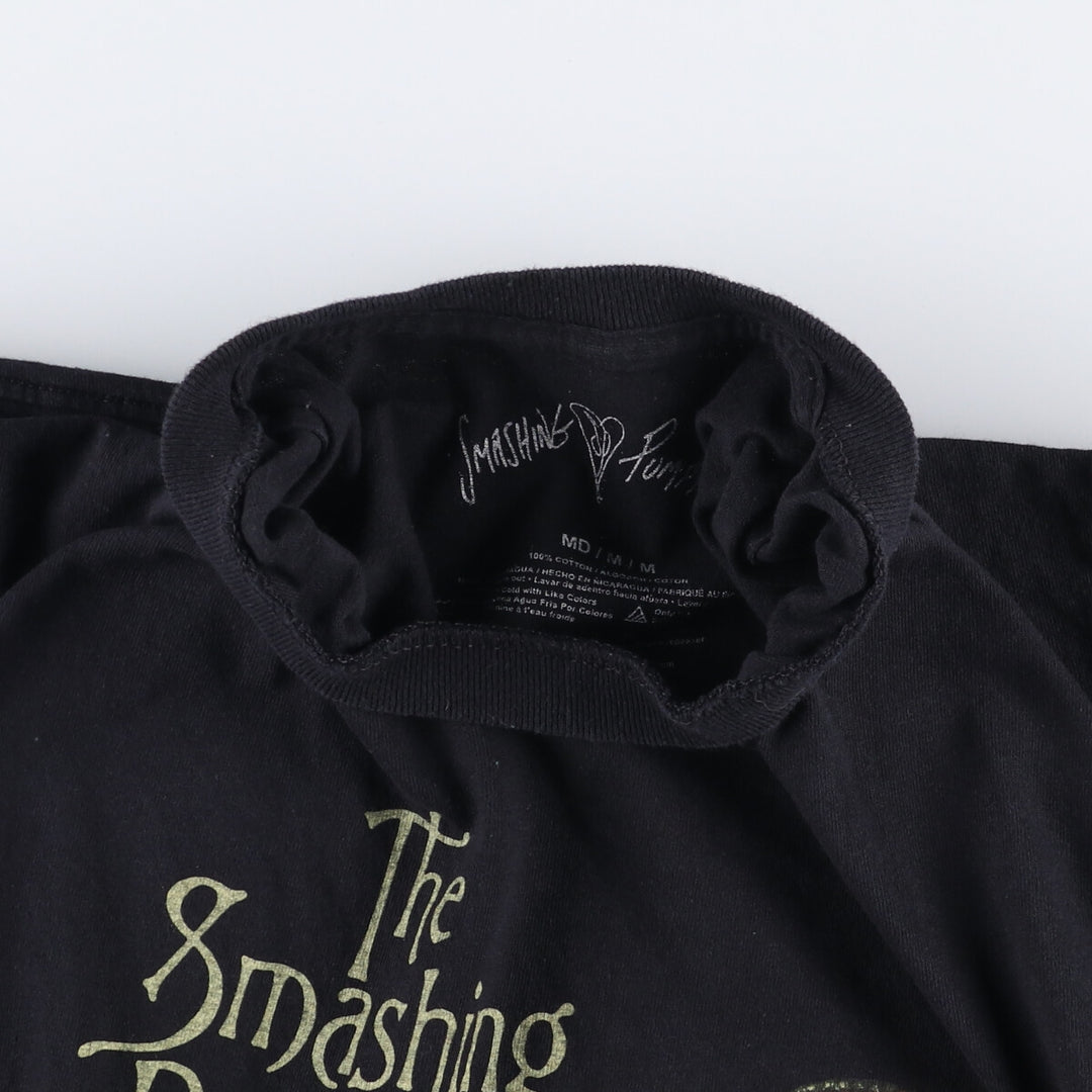 THE SMASHING PUMPKINS Smashing Pumpkins Band T-shirt Band T Men's M equivalent cotton black type Vintage Second Hand