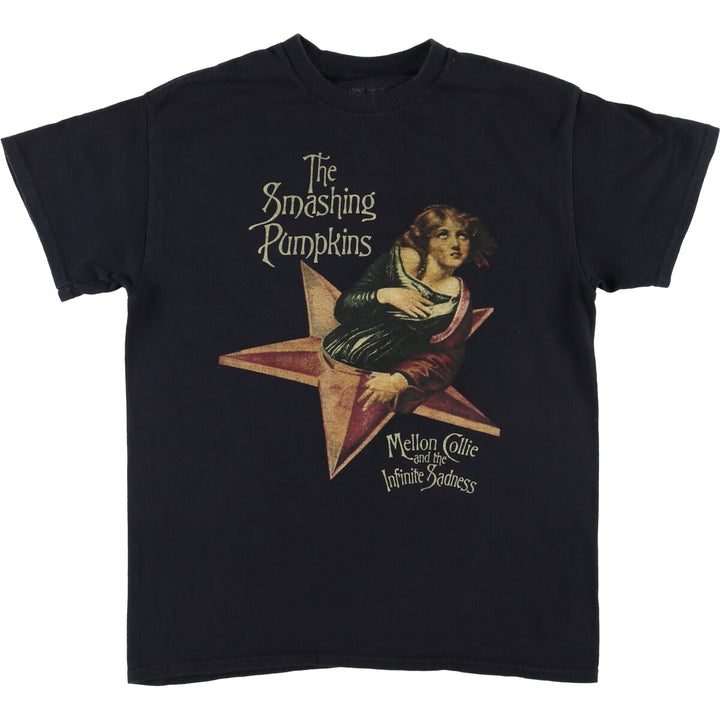 THE SMASHING PUMPKINS Smashing Pumpkins Band T-shirt Band T Men's M equivalent cotton black type Vintage Second Hand