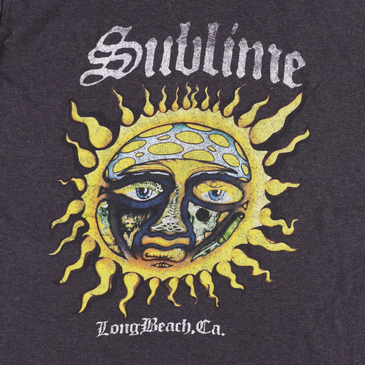 SUBLIME Band T-shirt, Men's XL size cotton black type Vintage Second Hand