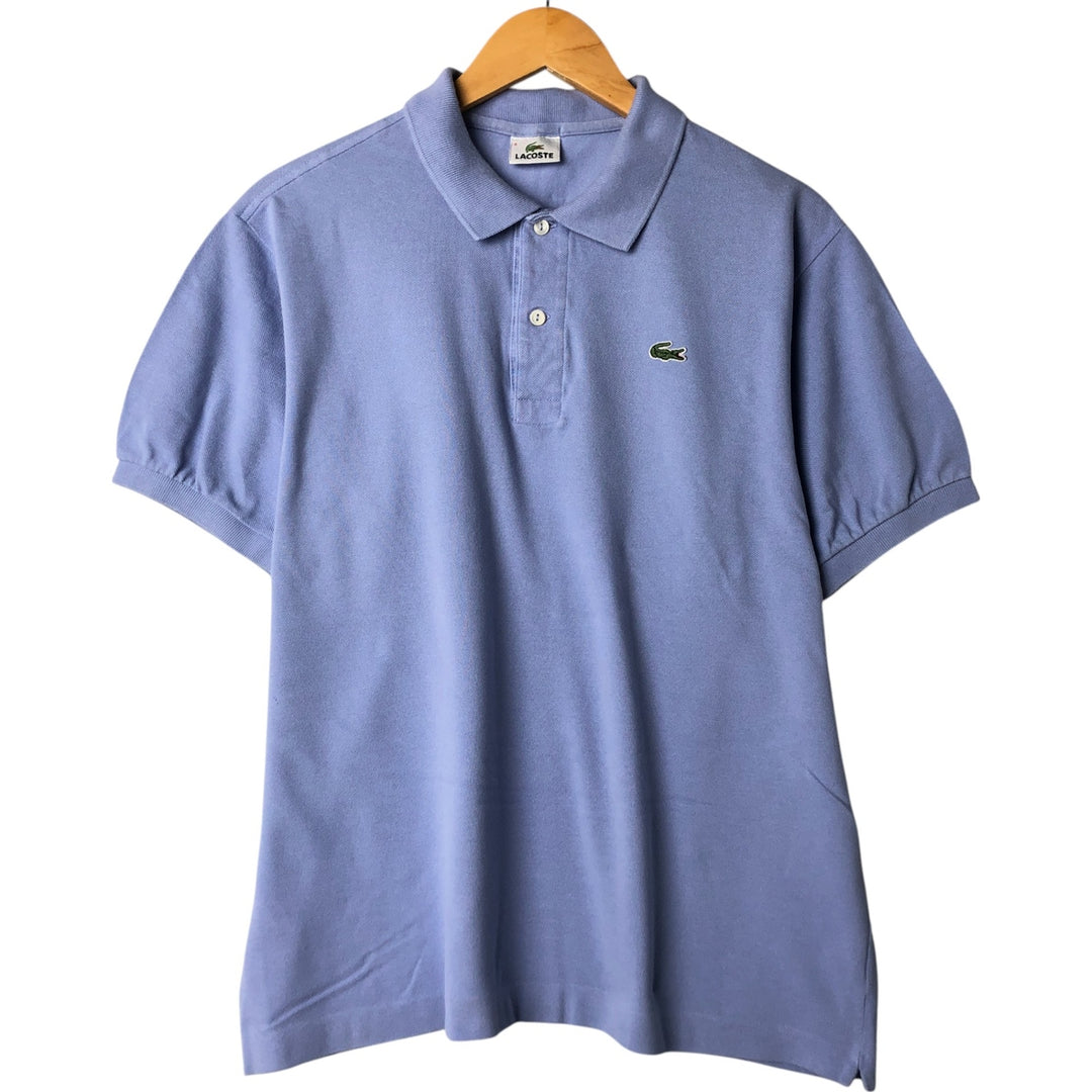 Lacoste LACOSTE Short Sleeve Polo Shirt Size 6 Men's XL cotton Purple type blue-purple Vintage Second Hand