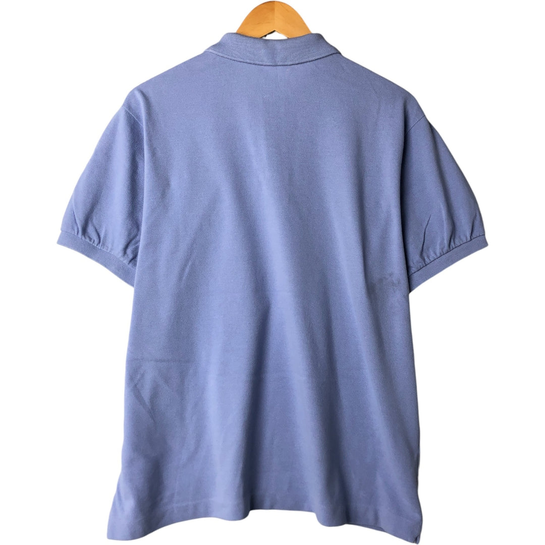 Lacoste LACOSTE Short Sleeve Polo Shirt Size 6 Men's XL cotton Purple type blue-purple Vintage Second Hand