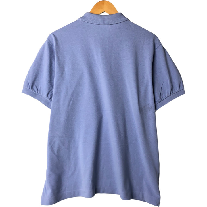 Lacoste LACOSTE Short Sleeve Polo Shirt Size 6 Men's XL cotton Purple type blue-purple Vintage Second Hand