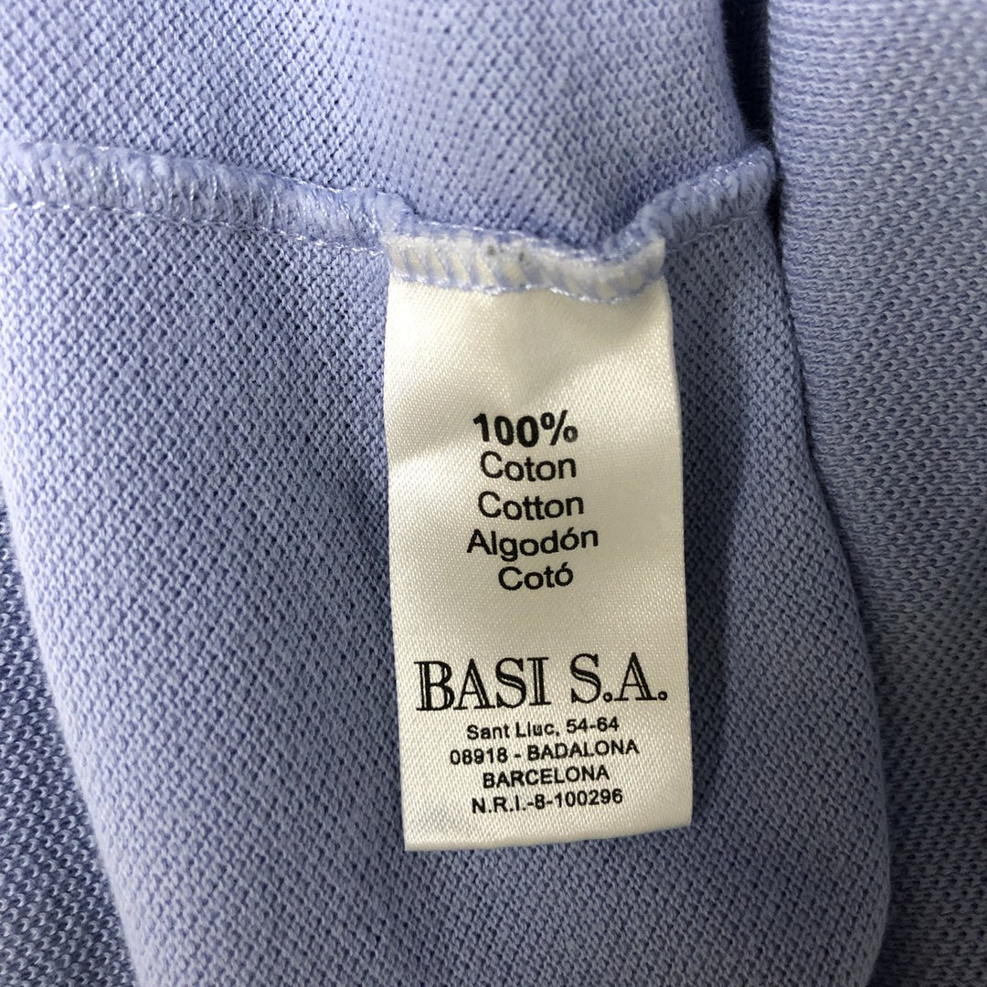 Lacoste LACOSTE Short Sleeve Polo Shirt Size 6 Men's XL cotton Purple type blue-purple Vintage Second Hand