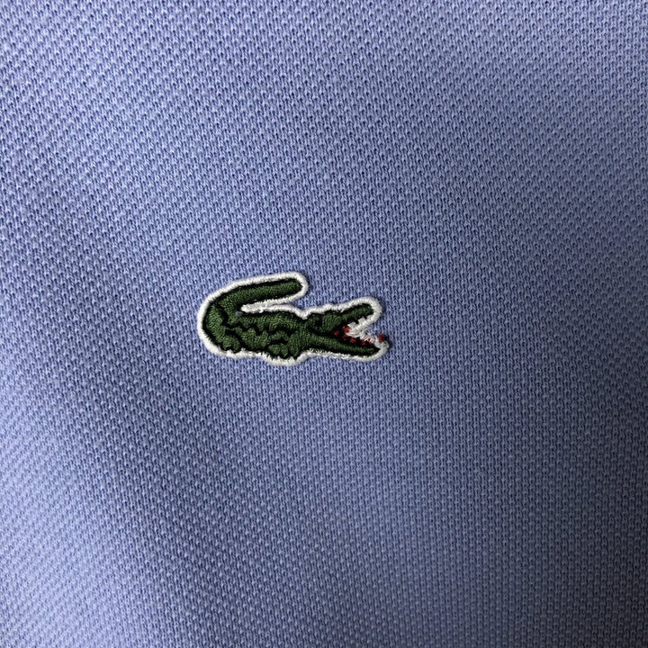 Lacoste LACOSTE Short Sleeve Polo Shirt Size 6 Men's XL cotton Purple type blue-purple Vintage Second Hand