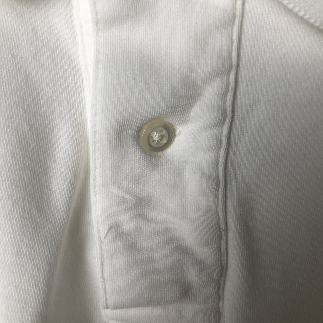 Ralph Lauren POLO by Ralph Lauren short sleeve polo shirt, men's size L cotton white type Vintage Second Hand