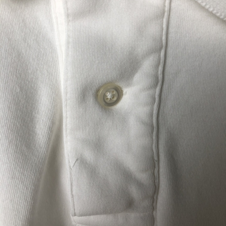 Ralph Lauren POLO by Ralph Lauren short sleeve polo shirt, men's size L cotton white type Vintage Second Hand