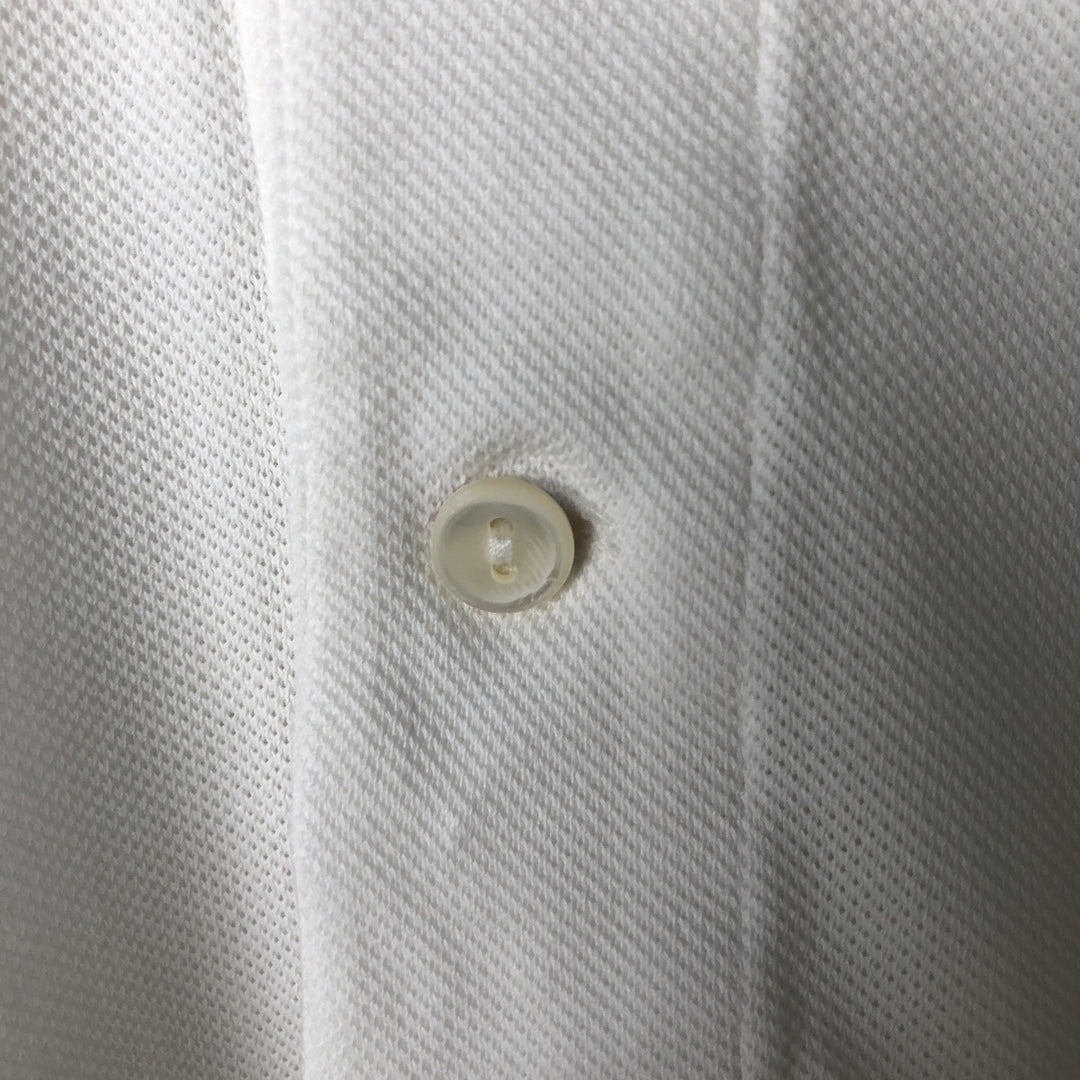 Lacoste LACOSTE Short Sleeve Polo Shirt No. 7 Men's XXL cotton white type Vintage Second Hand