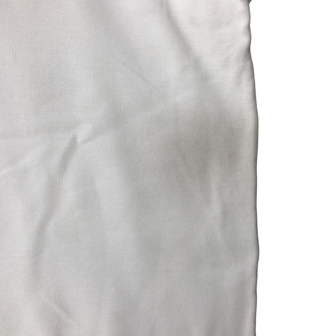 Lacoste LACOSTE Short Sleeve Polo Shirt No. 7 Men's XXL cotton white type Vintage Second Hand