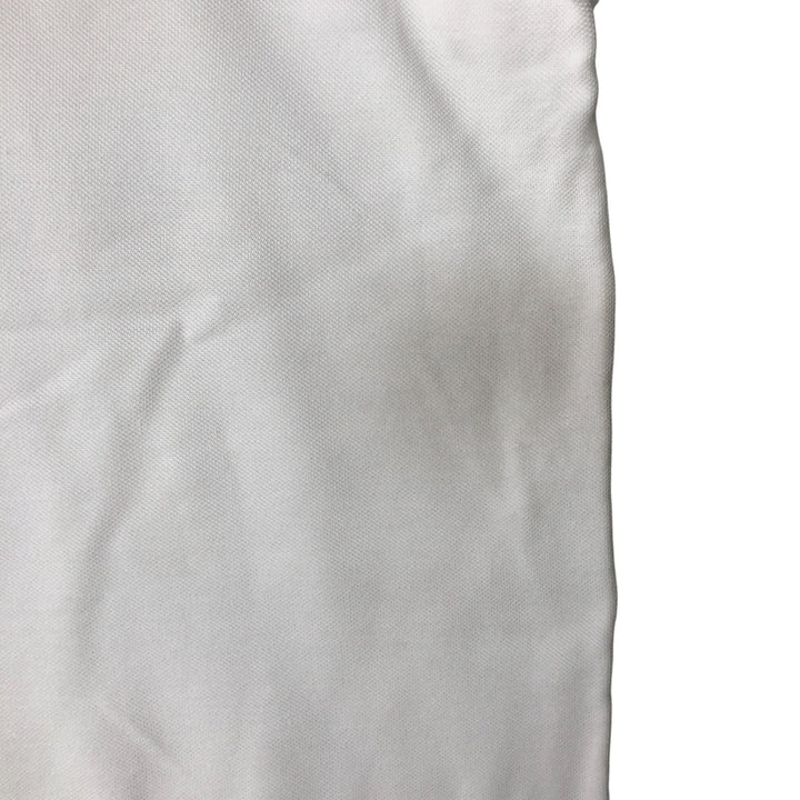 Lacoste LACOSTE Short Sleeve Polo Shirt No. 7 Men's XXL cotton white type Vintage Second Hand