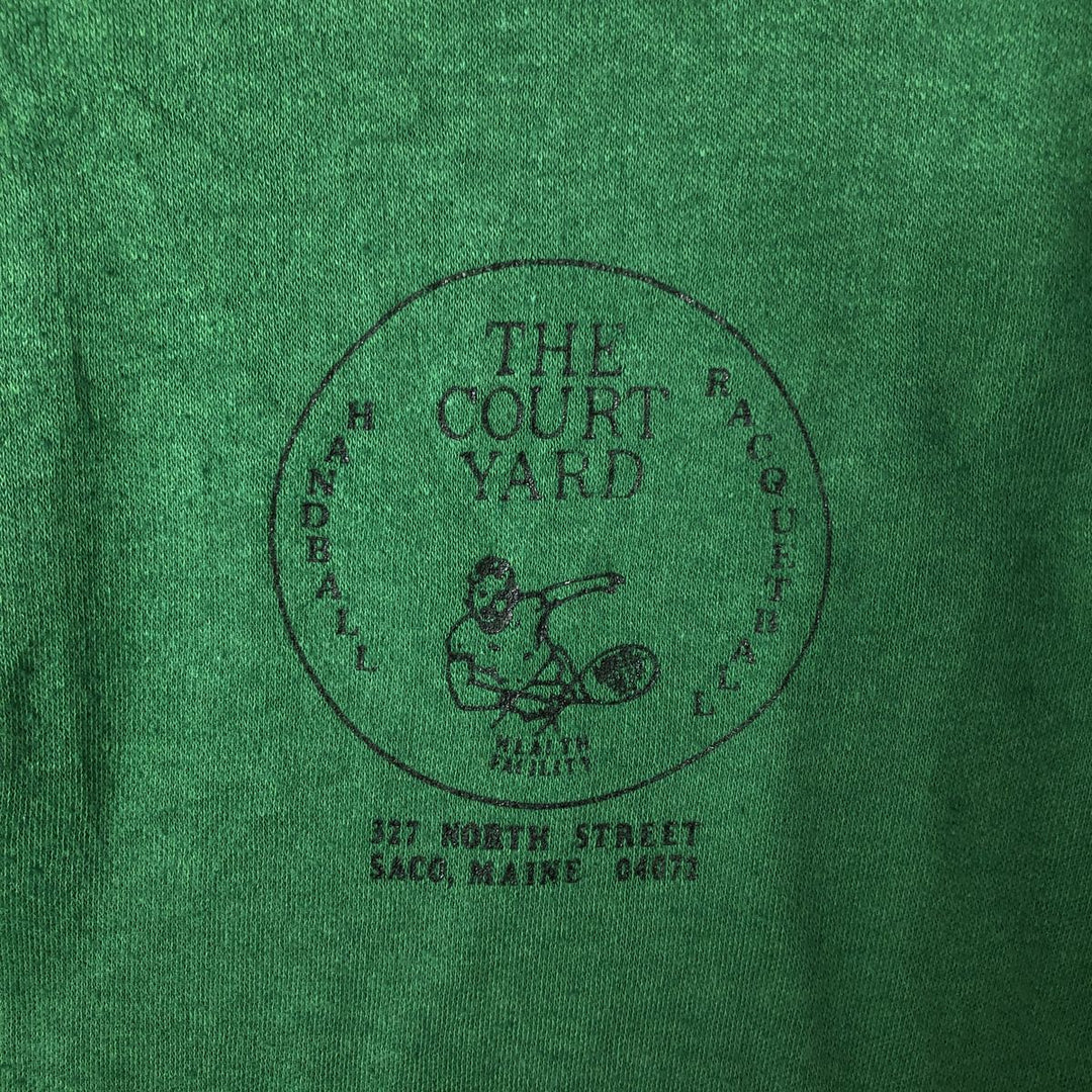 70'S Champion Bar Tag Short Sleeve Polo Shirt Made in USA Women's S Size Vintage Polyurethane green type Vintage Second Hand