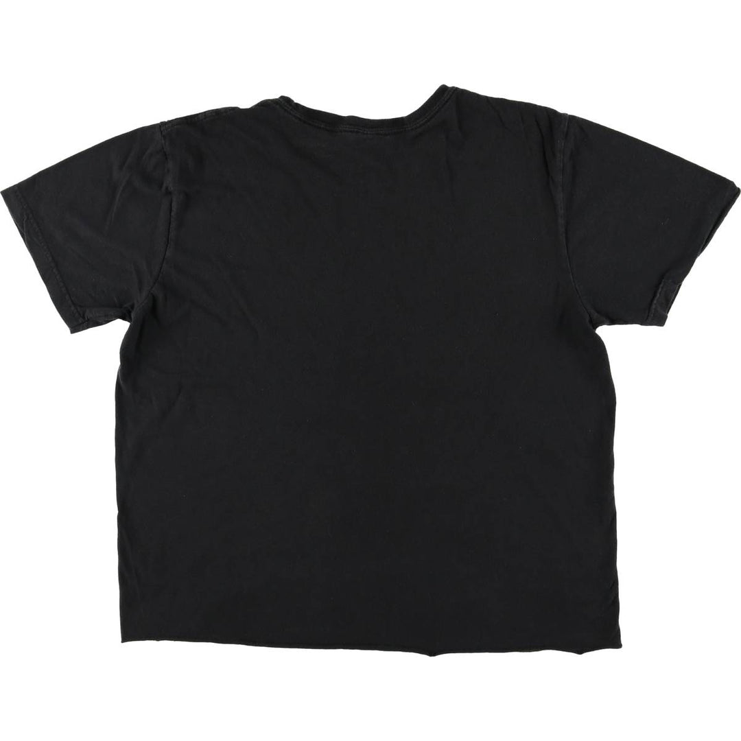 GUNS N' ROSES Guns N' Roses Band T-shirt Band Tee Men's M size unclear black type Vintage Second Hand