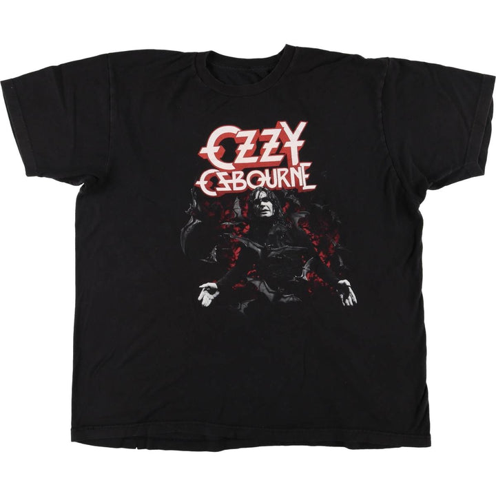 Ozzy Osbourne Band T-shirt, Men's XL size unclear black type Vintage Second Hand