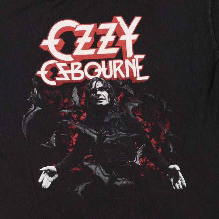 Ozzy Osbourne Band T-shirt, Men's XL size unclear black type Vintage Second Hand