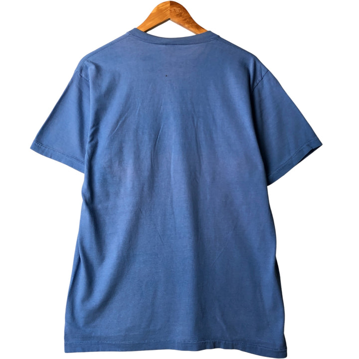 Vintage Town Craft plain T-shirt, made in the USA, men's size XL cotton Blue type light blue Vintage Second Hand