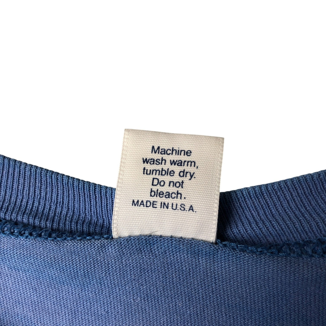 Vintage Town Craft plain T-shirt, made in the USA, men's size XL cotton Blue type light blue Vintage Second Hand