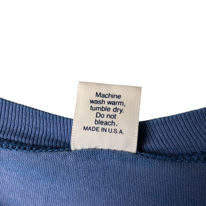 Vintage Town Craft plain T-shirt, made in the USA, men's size XL cotton Blue type light blue Vintage Second Hand