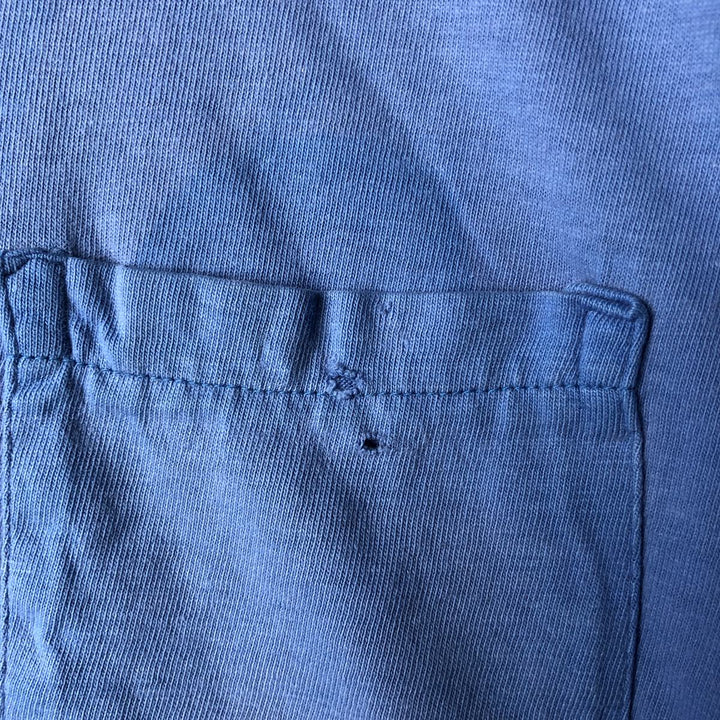 Vintage Town Craft plain T-shirt, made in the USA, men's size XL cotton Blue type light blue Vintage Second Hand