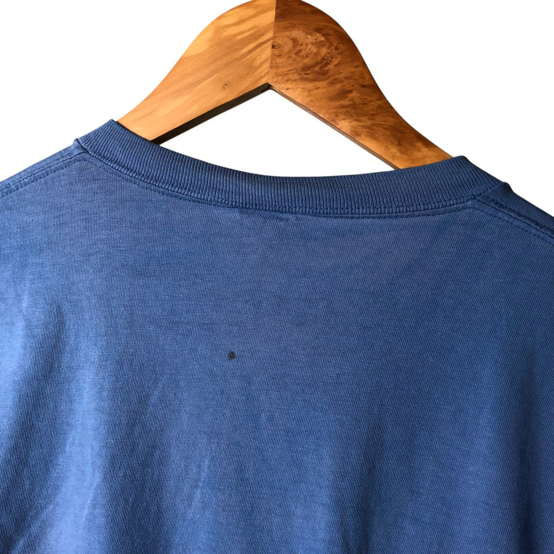 Vintage Town Craft plain T-shirt, made in the USA, men's size XL cotton Blue type light blue Vintage Second Hand