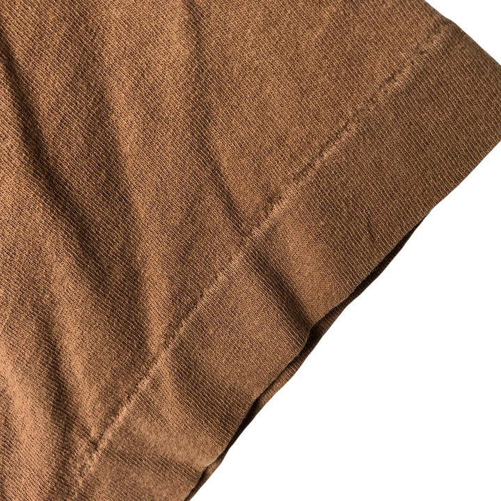 90'S Fruit of the Loom plain T-shirt, made in the USA, men's size M, vintage cotton brown type Vintage Second Hand