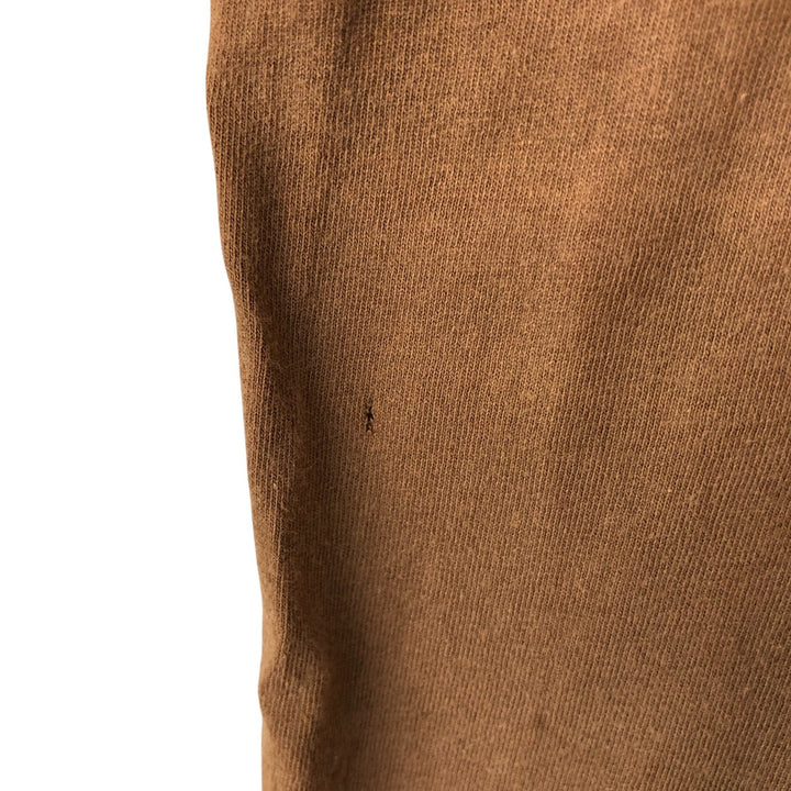 90'S Fruit of the Loom plain T-shirt, made in the USA, men's size M, vintage cotton brown type Vintage Second Hand