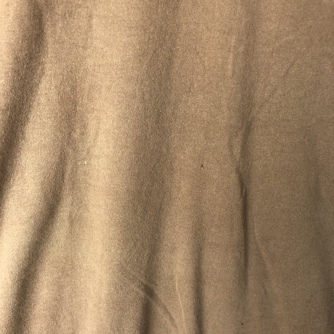 90'S Fruit of the Loom plain T-shirt, made in the USA, men's size M, vintage cotton brown type Vintage Second Hand