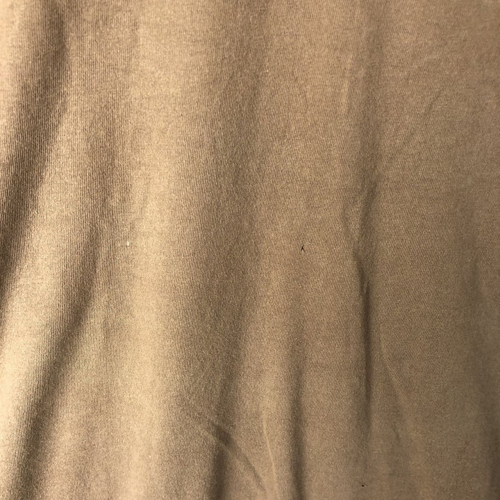90'S Fruit of the Loom plain T-shirt, made in the USA, men's size M, vintage cotton brown type Vintage Second Hand