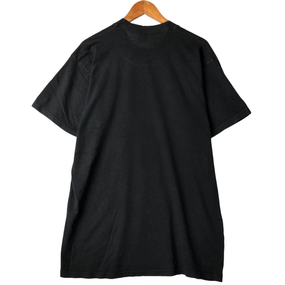 90'S Fruit of the Loom Plain Pocket T-Shirt Made in USA Men's XXL Vintage cotton black type Vintage Second Hand