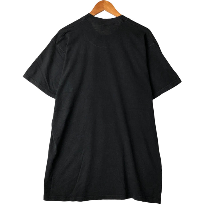 90'S Fruit of the Loom Plain Pocket T-Shirt Made in USA Men's XXL Vintage cotton black type Vintage Second Hand