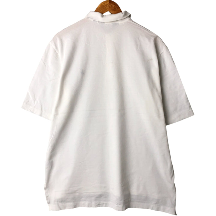 Ralph Lauren POLO GOLF Polo Golf short sleeve polo shirt for men size L Pima Cotton white type Vintage Second Hand