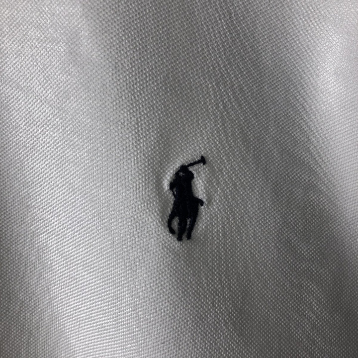 Ralph Lauren POLO GOLF Polo Golf short sleeve polo shirt for men size L Pima Cotton white type Vintage Second Hand