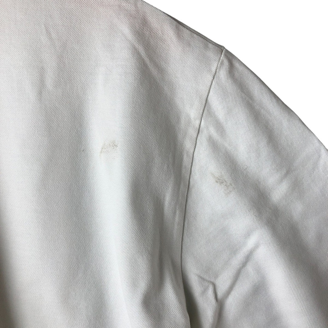 Ralph Lauren POLO GOLF Polo Golf short sleeve polo shirt for men size L Pima Cotton white type Vintage Second Hand
