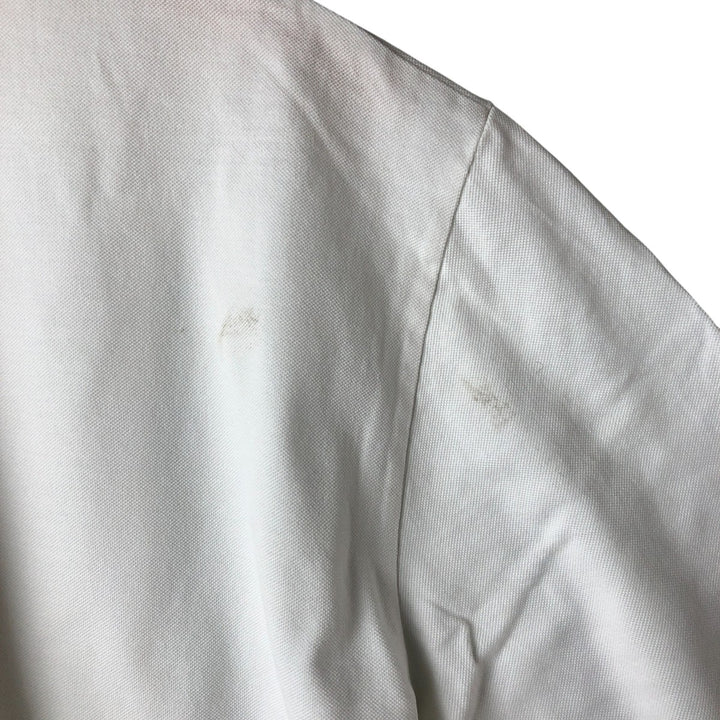 Ralph Lauren POLO GOLF Polo Golf short sleeve polo shirt for men size L Pima Cotton white type Vintage Second Hand