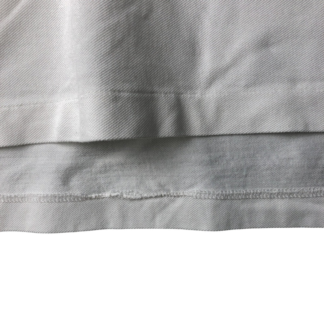 Ralph Lauren POLO GOLF Polo Golf short sleeve polo shirt for men size L Pima Cotton white type Vintage Second Hand
